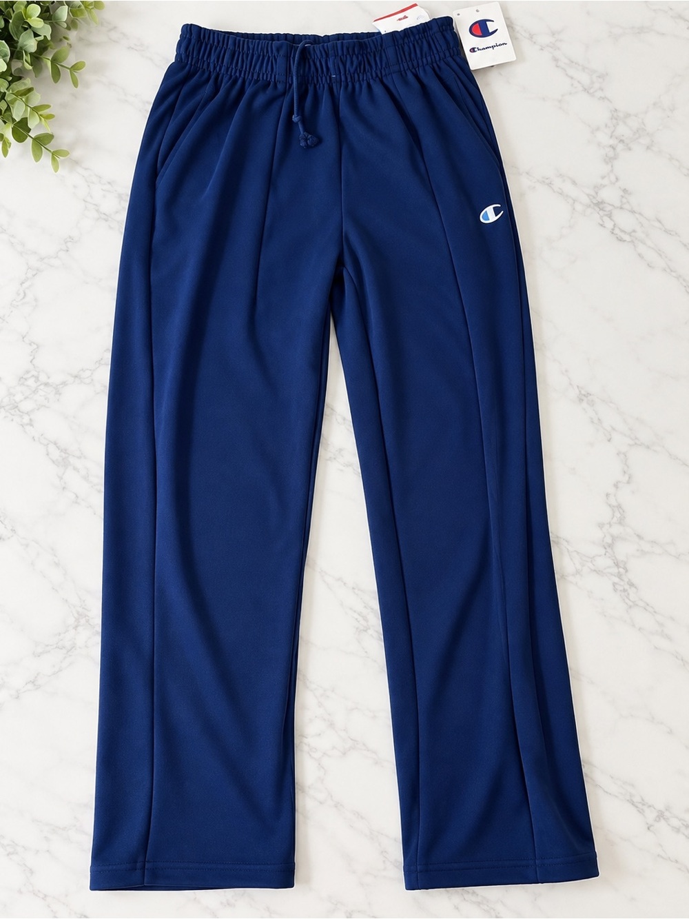Champion Navy Blue Men's Athletic Joggers with Logo